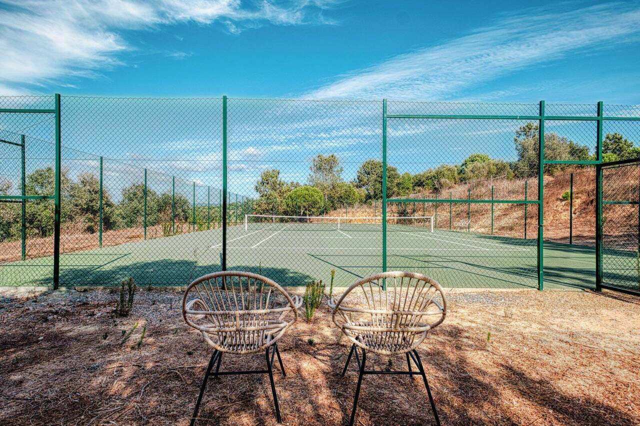 The tennis court